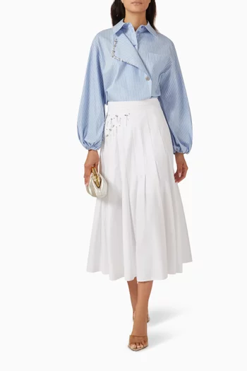 Embellished Long-sleeve Shirt
