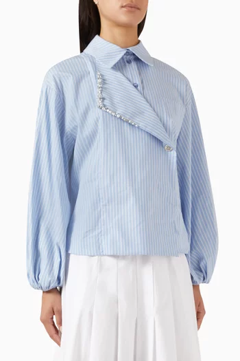 Embellished Long-sleeve Shirt