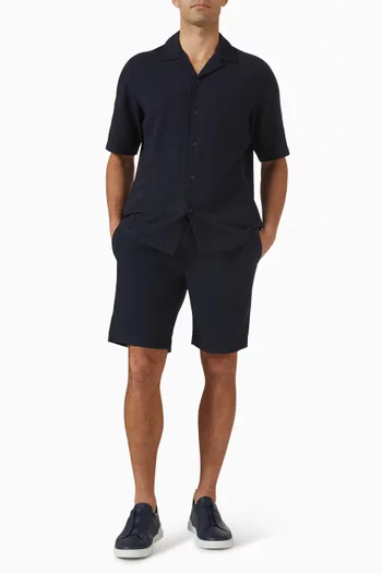 قميص ساوسكار اي بي قطن وكتان