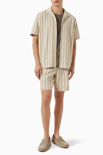 Cabana Shirt in Jacquard Cotton