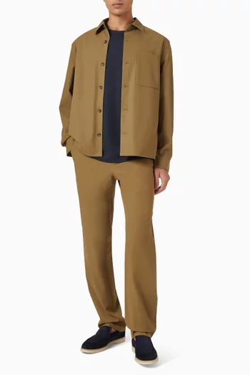 Pima T-shirt in Piqué Cotton