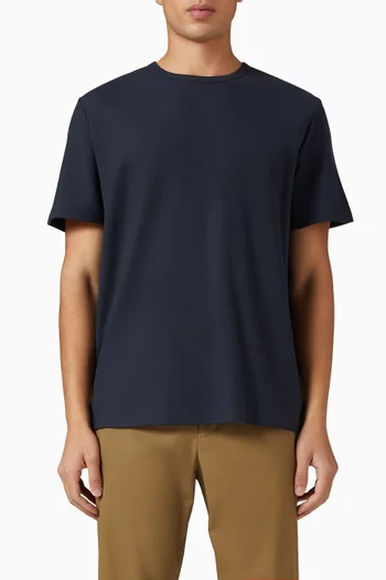 Pima T-shirt in Piqué Cotton