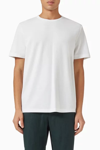 Pima T-shirt in Piqué Cotton