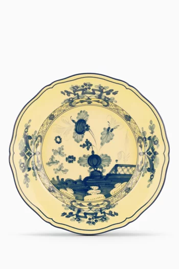 Antico Doccia Flat Dessert Plate in Porcelain, 21cm