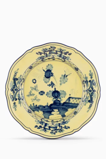 Antico Doccia Flat Dinner Plate in Porcelain, 26.5cm