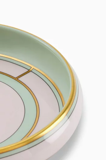 Oggetti Round Change Tray in Porcelain
