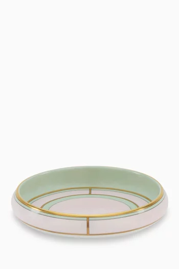 Oggetti Round Change Tray in Porcelain