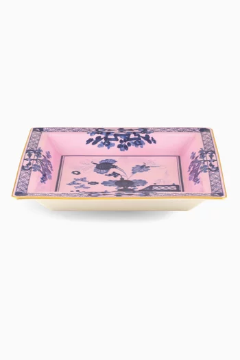 Oggetti Large Squared Change Tray in Porcelain