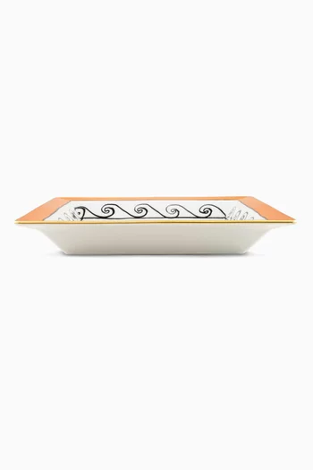 Il Viaggio di Nettuno Large Squared Change Tray in Porcelain