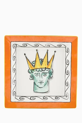 Il Viaggio di Nettuno Large Squared Change Tray in Porcelain