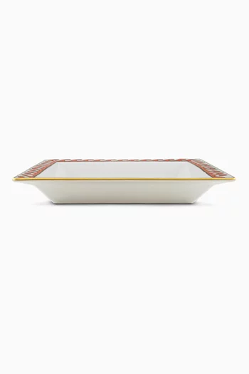 Il Viaggio di Nettuno Large Squared Change Tray in Porcelain