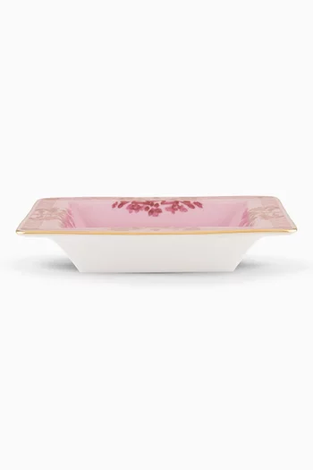 Oriente Italiano Small Squared Change Tray in Porcelain