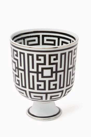 Labirinto Cachepot Vase in Porcelain