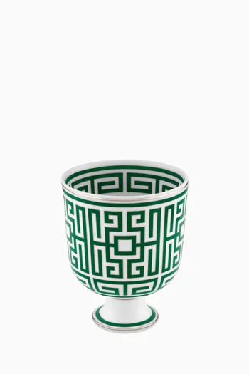 Labirinto Cachepot Vase in Porcelain