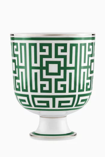 Labirinto Cachepot Vase in Porcelain