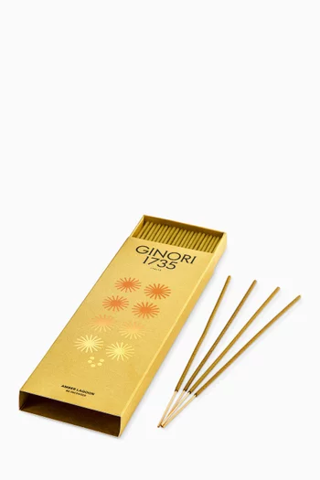 Amber Lagoon Incense Sticks, 80 Sticks