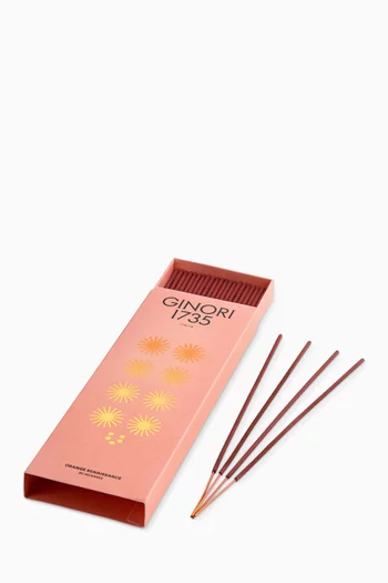 Orange Renaissance Incense Sticks, 80 Sticks