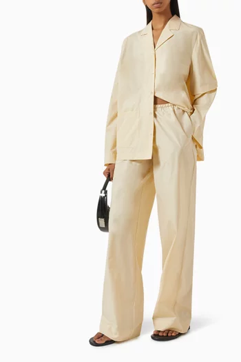 Straight-fit Pants in Cotton-blend