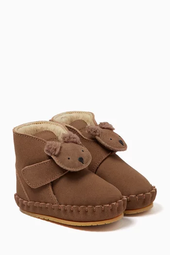 Pouty Booties in Suede