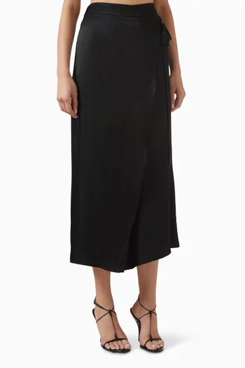 Wrap-up Pants in Viscose
