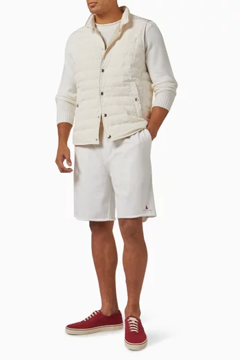 Bermuda Drawstring Shorts in Terry Jersey