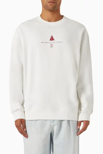Logo Sweatshirt in French Terry