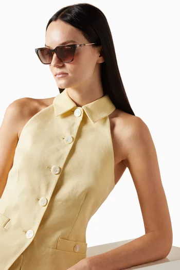 Bolt Cat-eye Sunglasses in Acetate
