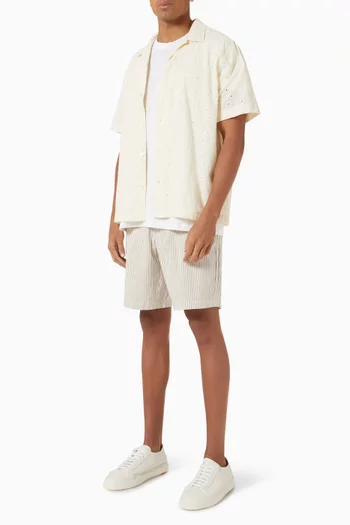 Broderie Anglaise Shirt in Cotton