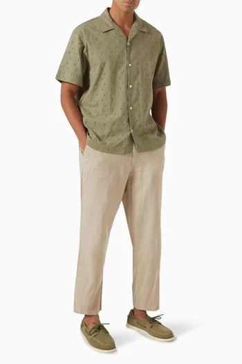 Broderie Anglaise Shirt in Cotton
