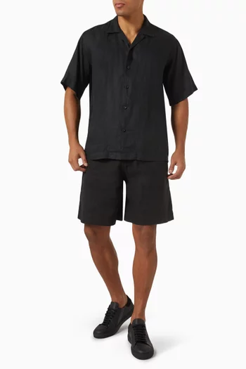 Magnus Shorts in Linen-blend