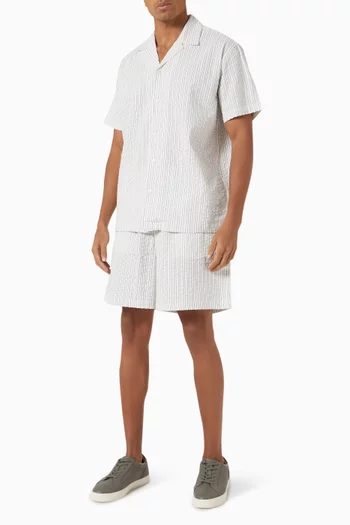 Relaxed Shirt in Seersucker