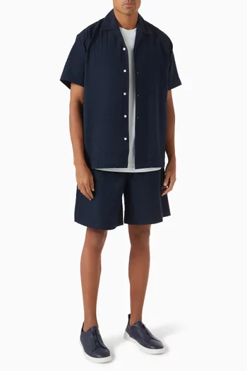 Relaxed Shirt in Seersucker