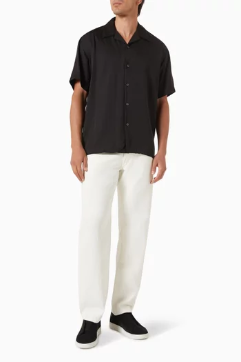 Straight Fit Jeans in Cotton & Hemp