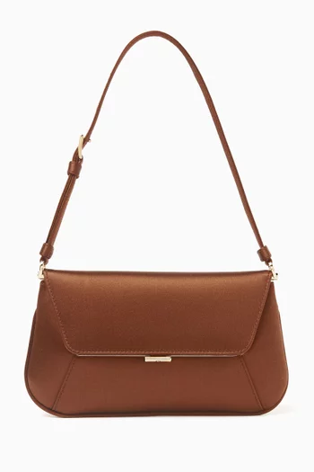 Mini Ami Shoulder Bag in Satin