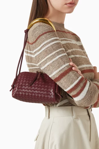 Concert Pouch in Intrecciato Leather