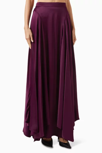 Panelled Maxi Skirt