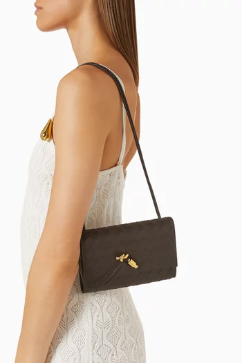 Andiamo Pouch in Intrecciato Leather