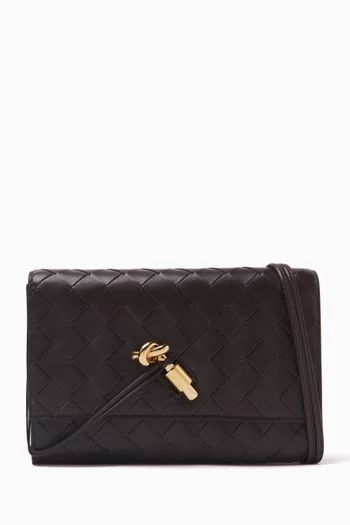 Andiamo Pouch in Intrecciato Leather