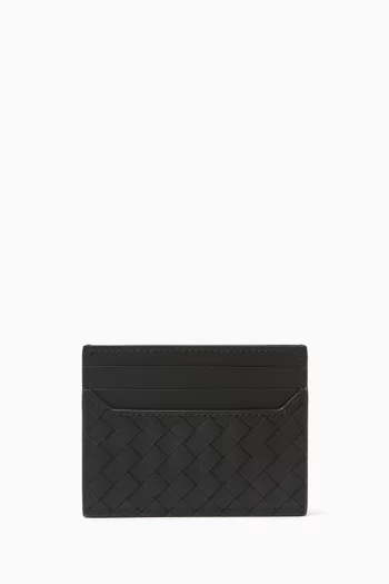 Card Case in Piccolo Intrecciato Leather