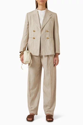 Jacket in Viscose & Silk