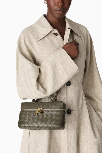 Bang Bang Vanity Case Bag  in Intrecciato Leather