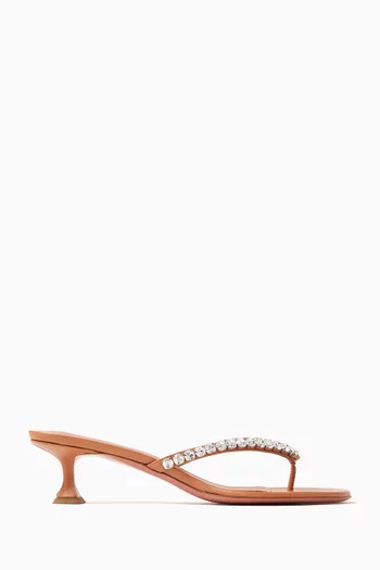 Gigi 45 Thong Sandals in Nappa Leather