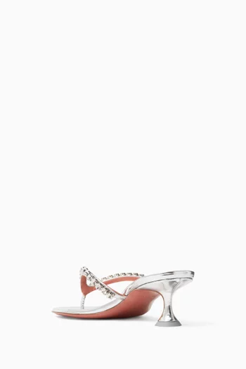 Gigi 45 Thong Sandals in Nappa Leather