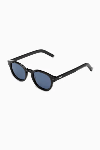 Riley D-frame Sunglasses in Acetate