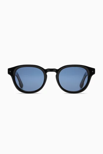 Riley D-frame Sunglasses in Acetate
