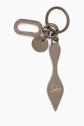 Mooncrest Keyring in Metal