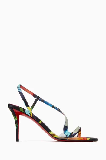 Rosa Z 80 Sandals in Crepe Satin