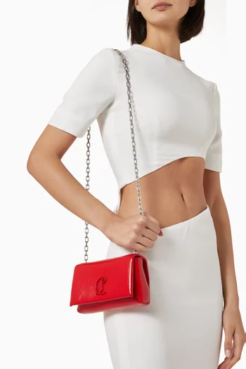 Loubi54 Crossbody Bag in Shiny Calf Leather