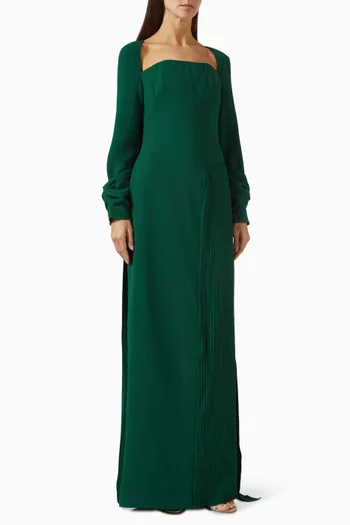 A-line Gown in Crepe