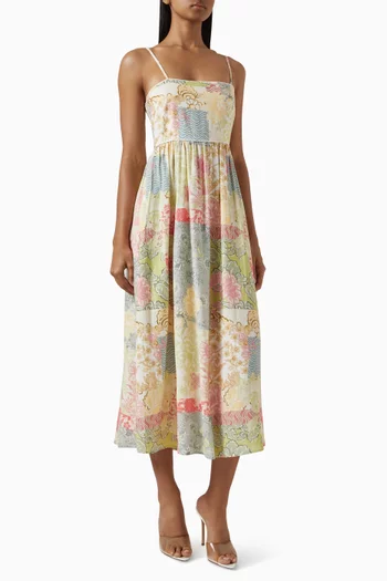 Aurora Strappy Midi Dress